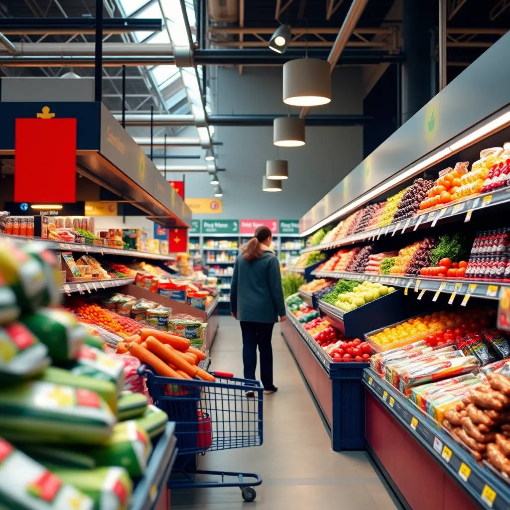 Verschillende budgetsupermarkten in Nederland